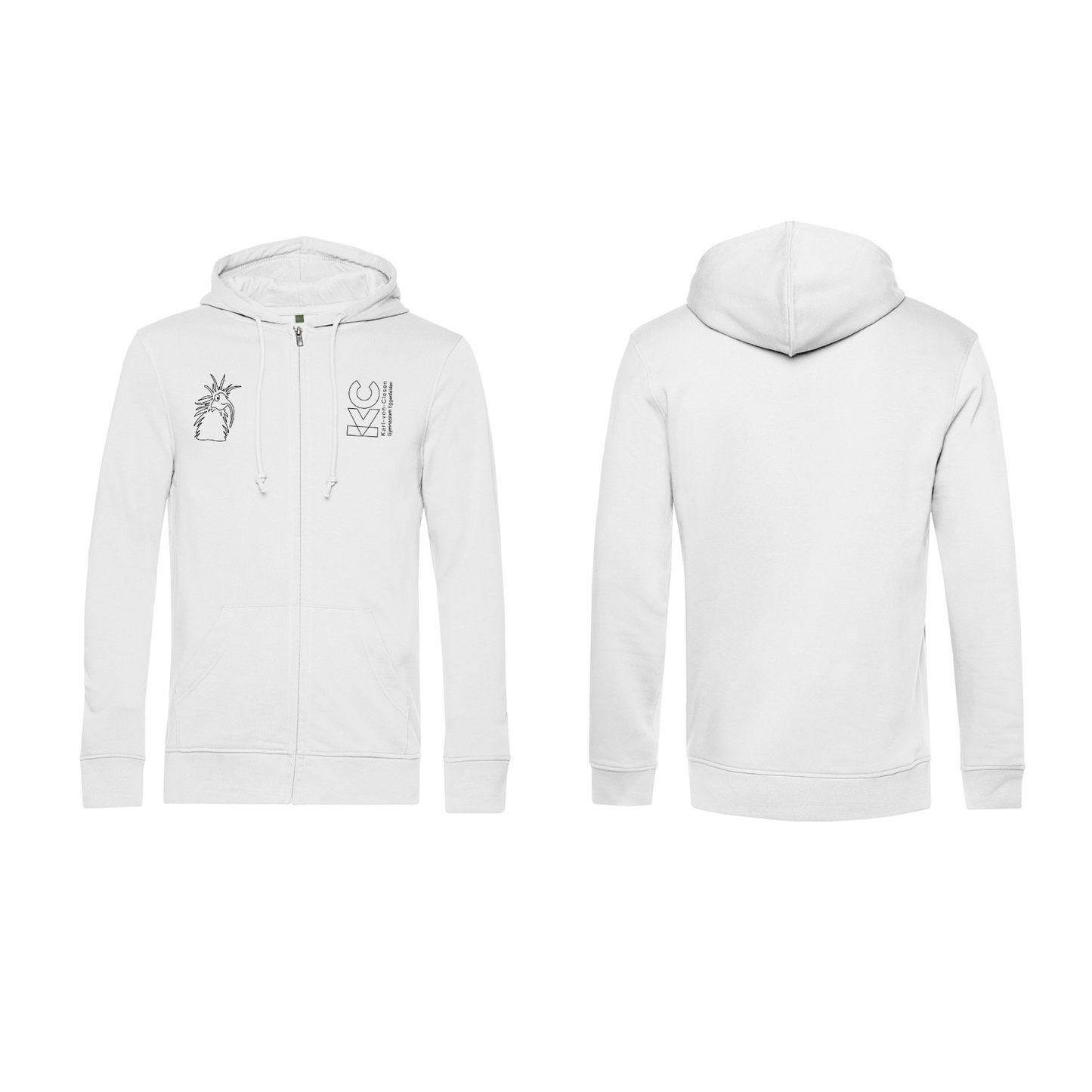 KVC Jacke Doppeldruck umrandet