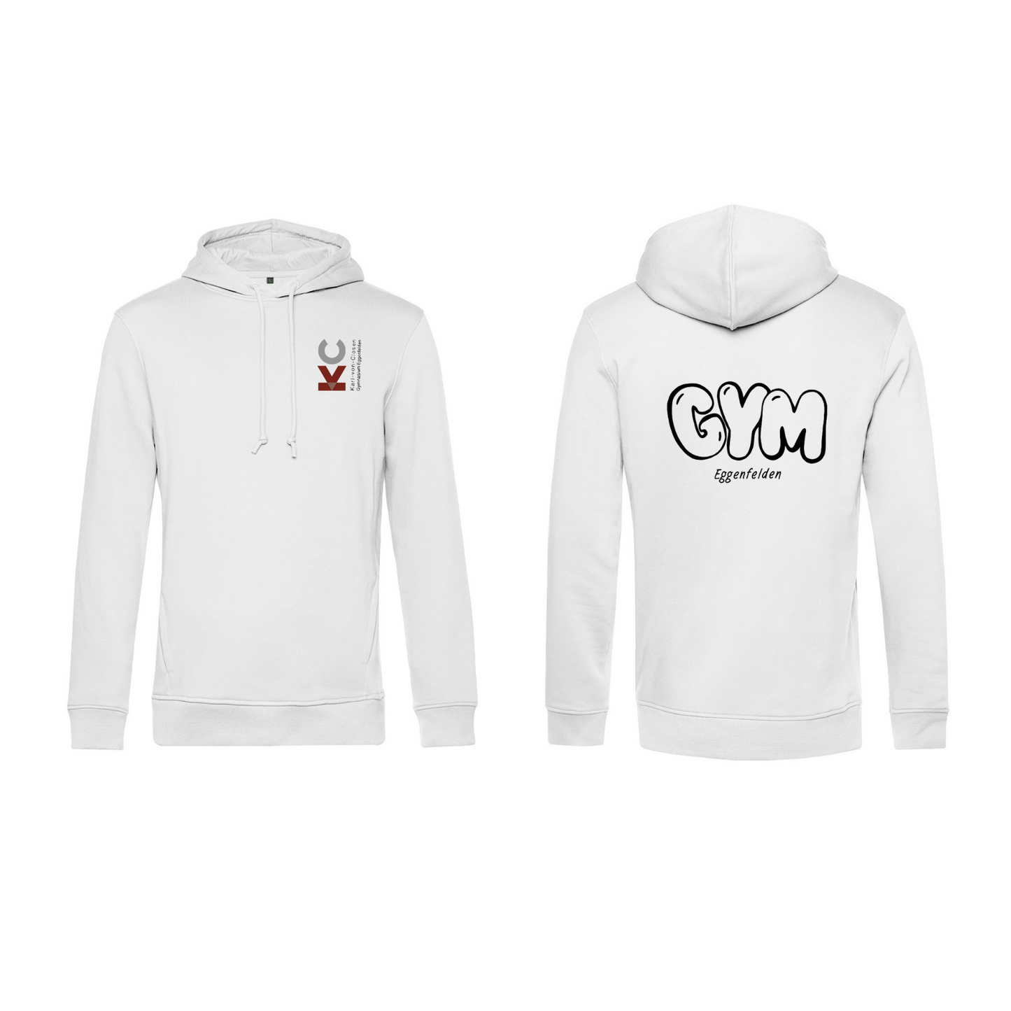 KVC Hoodie Kinder Doppeldruck in Farbe