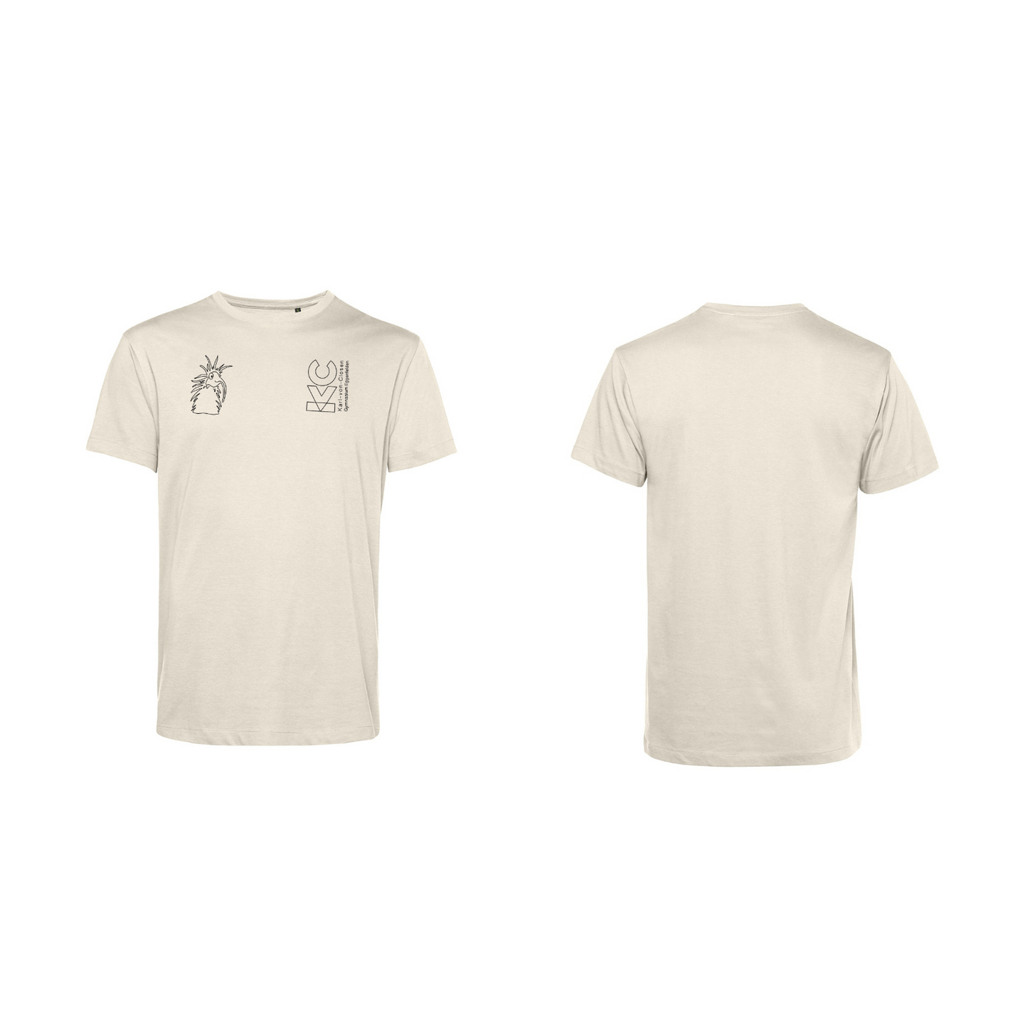 KVC T-Shirt Herren Doppeldruck umrandet