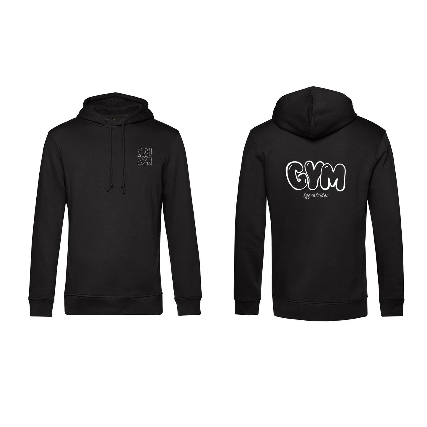 KVC Hoodie Doppeldruck umrandet