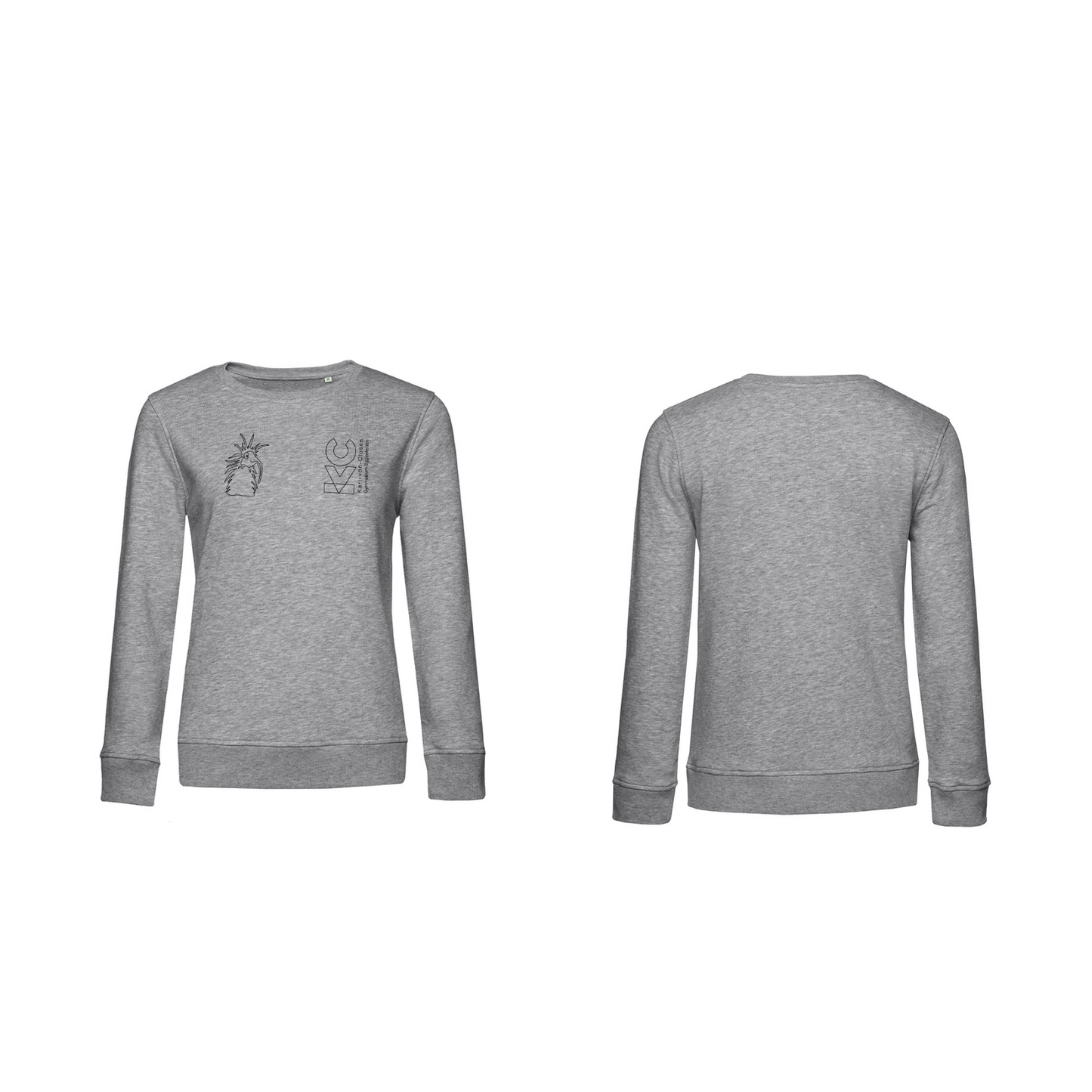 KVC Sweater Damen Doppeldruck umrandet