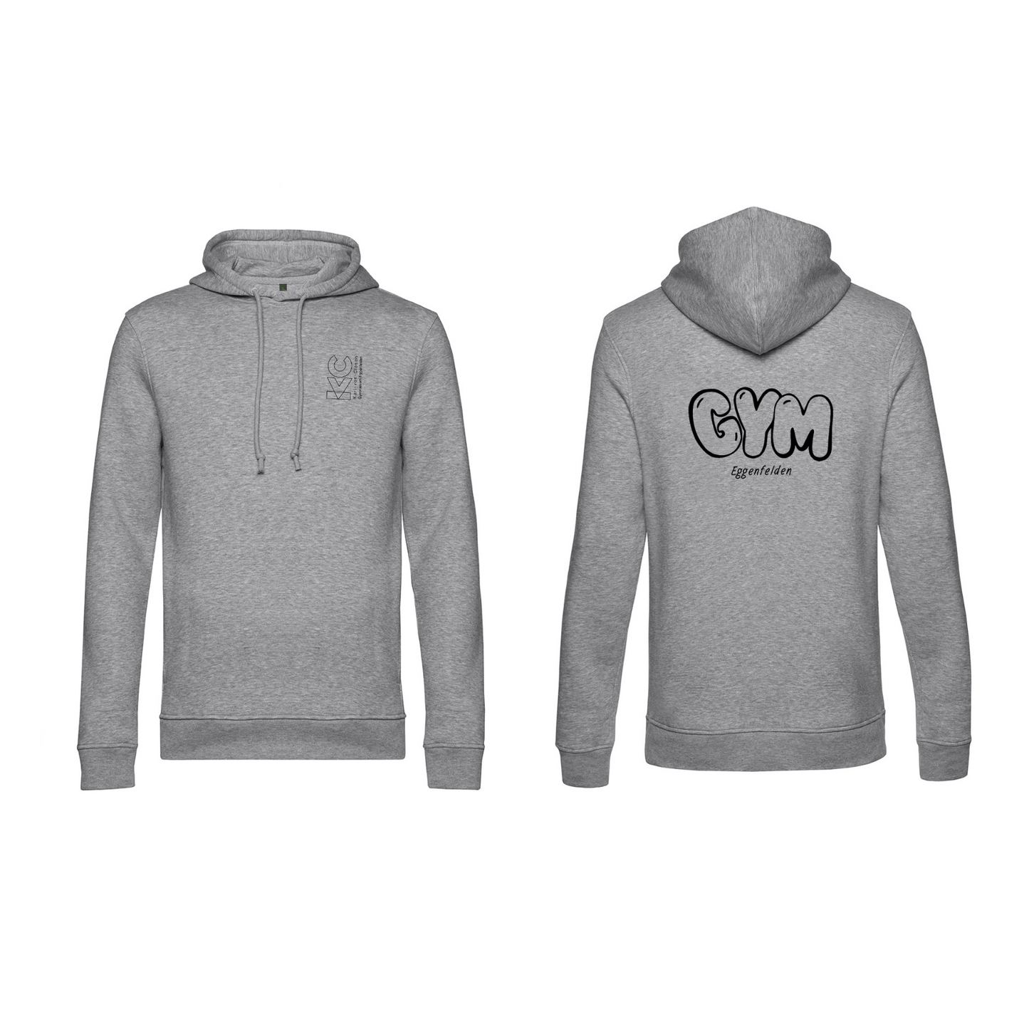 KVC Hoodie Doppeldruck umrandet