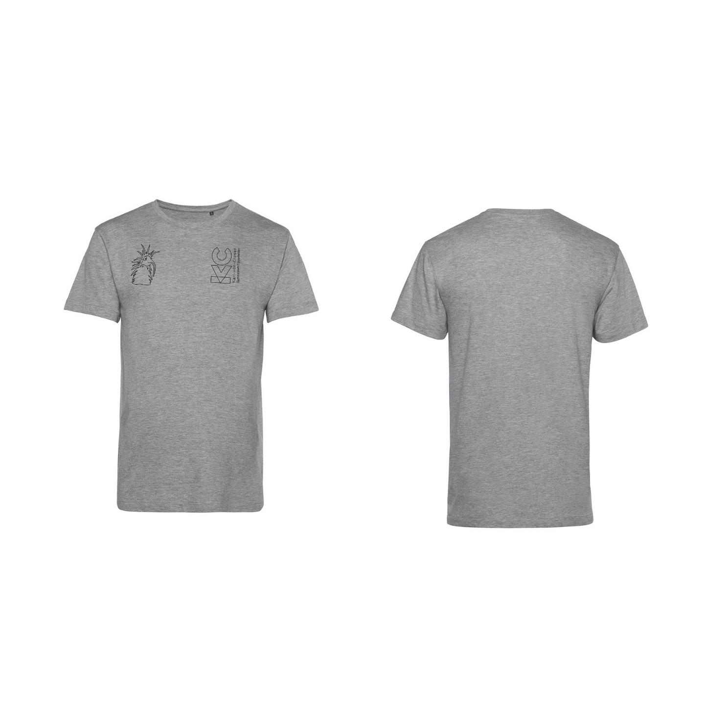KVC T-Shirt Herren Doppeldruck umrandet