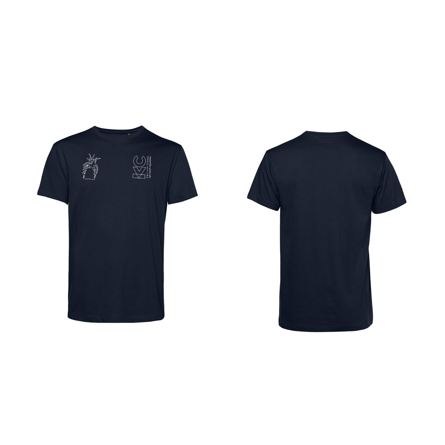 KVC T-Shirt Herren Doppeldruck umrandet