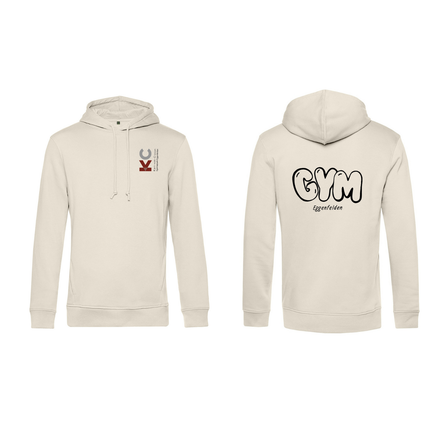 KVC Hoodie Doppeldruck in Farbe