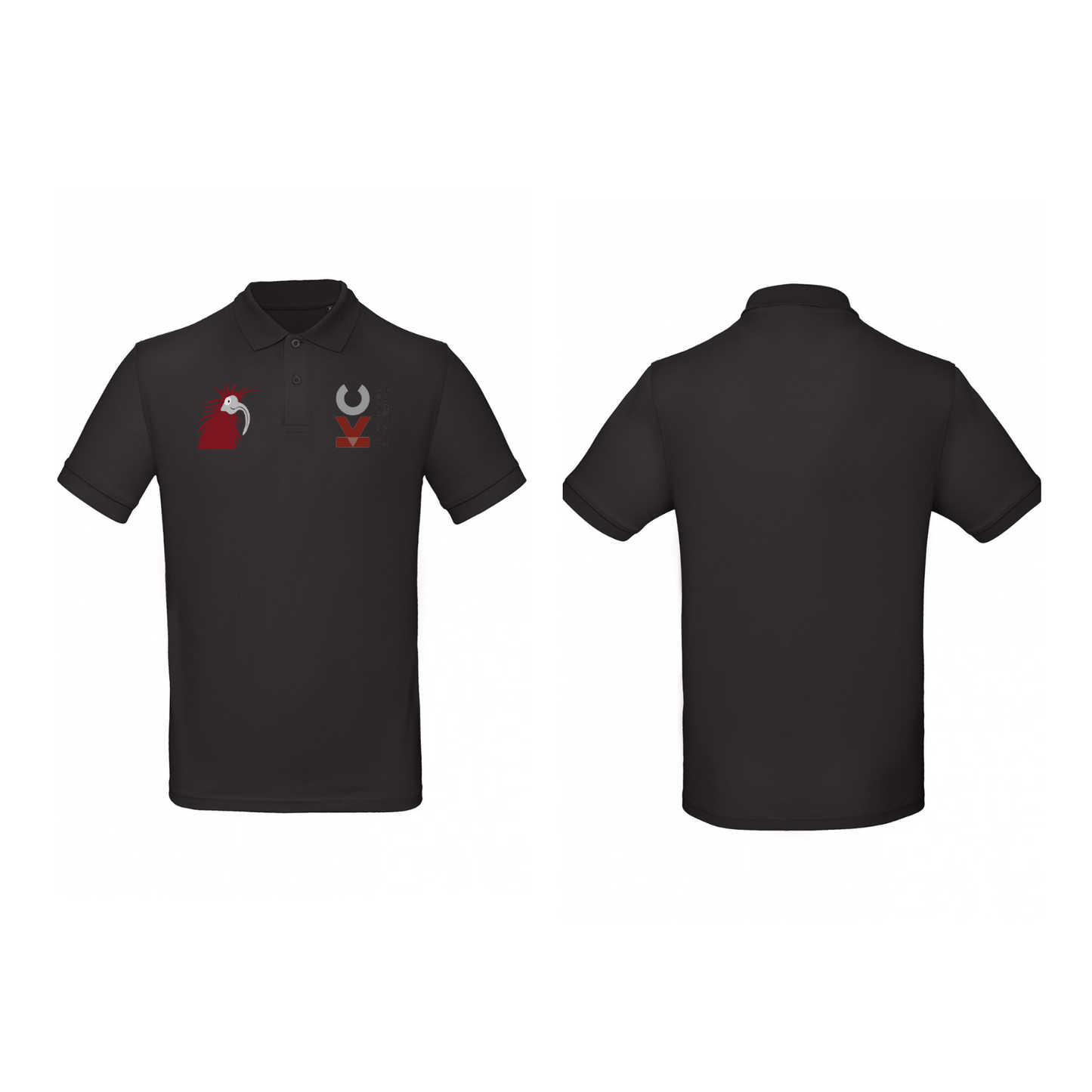 KVC Poloshirt Kinder Doppeldruck in Farbe