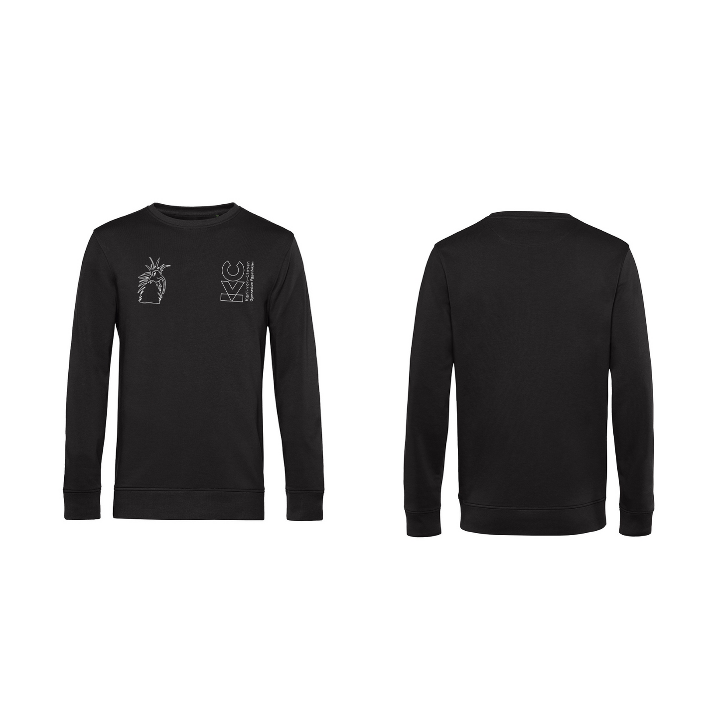 KVC Sweater Kinder Doppeldruck umrandet