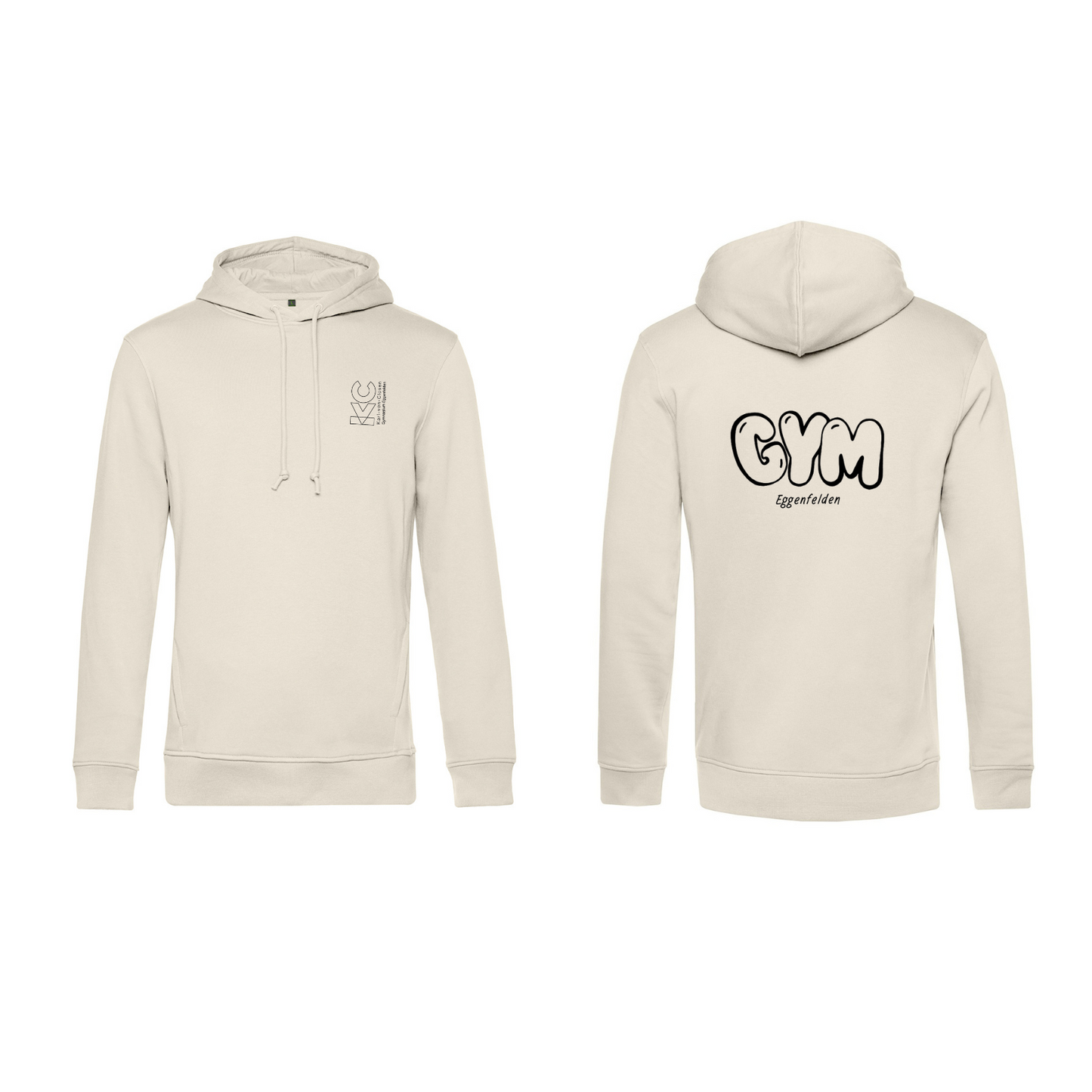 KVC Hoodie Doppeldruck umrandet