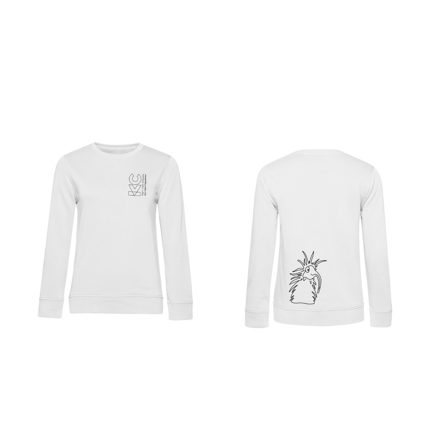 KVC Sweater Damen Doppeldruck umrandet