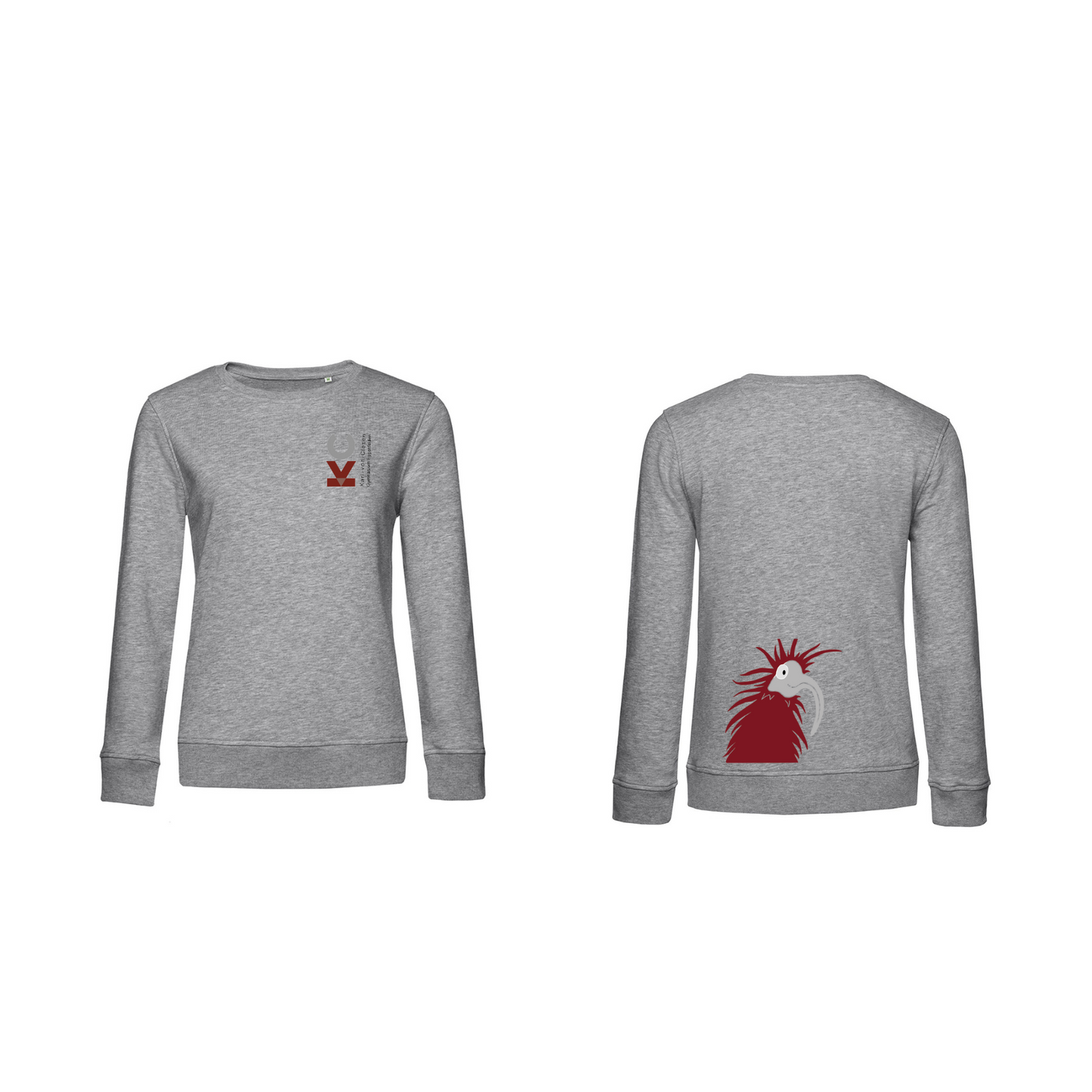 KVC Sweater Damen Doppeldruck in Farbe