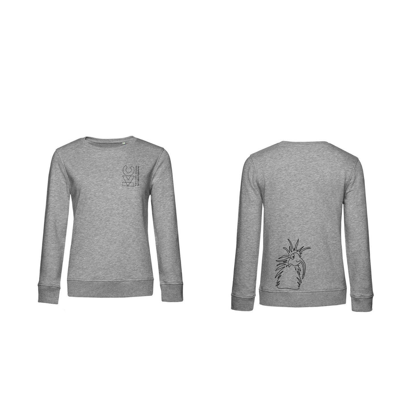KVC Sweater Damen Doppeldruck umrandet