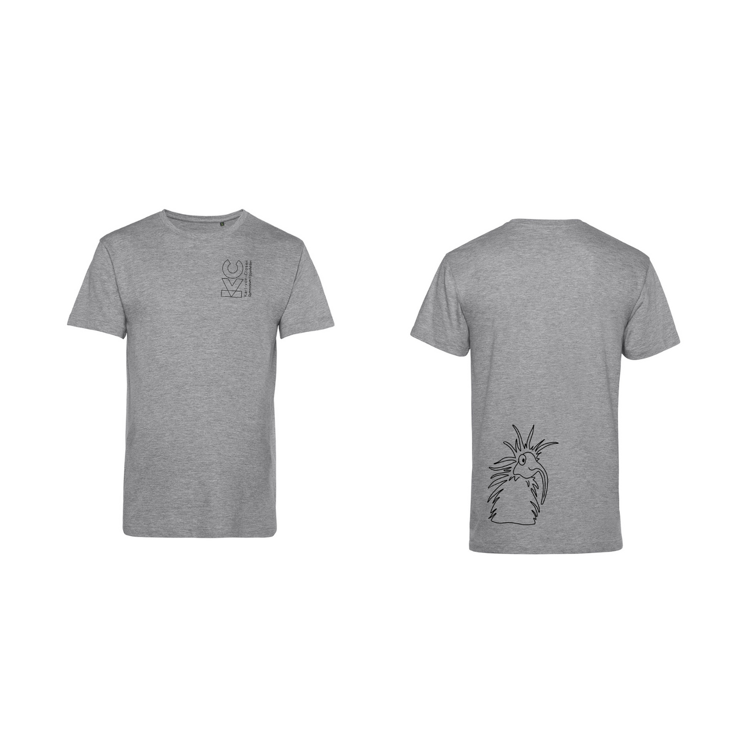 KVC T-Shirt Herren Doppeldruck umrandet