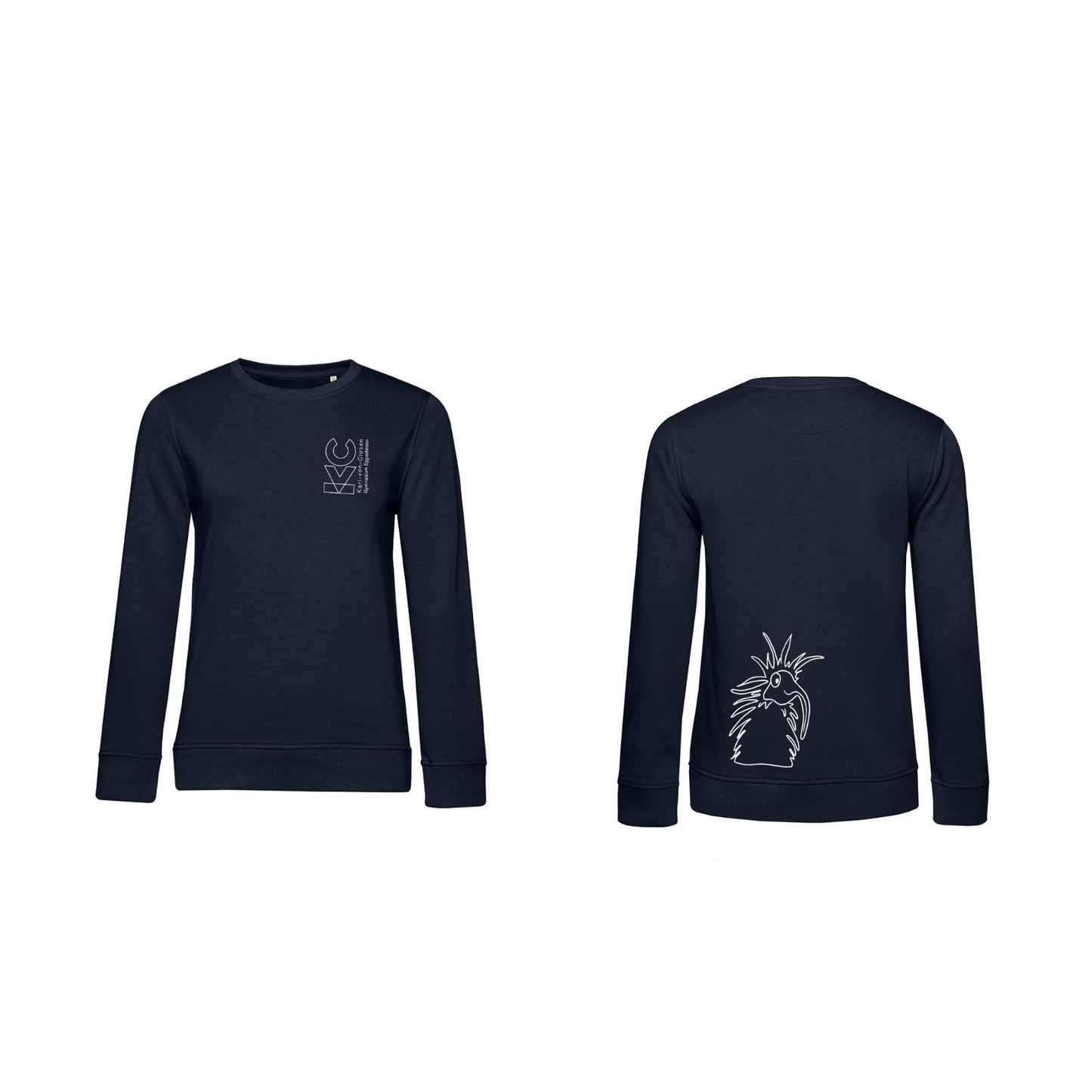 KVC Sweater Damen Doppeldruck umrandet