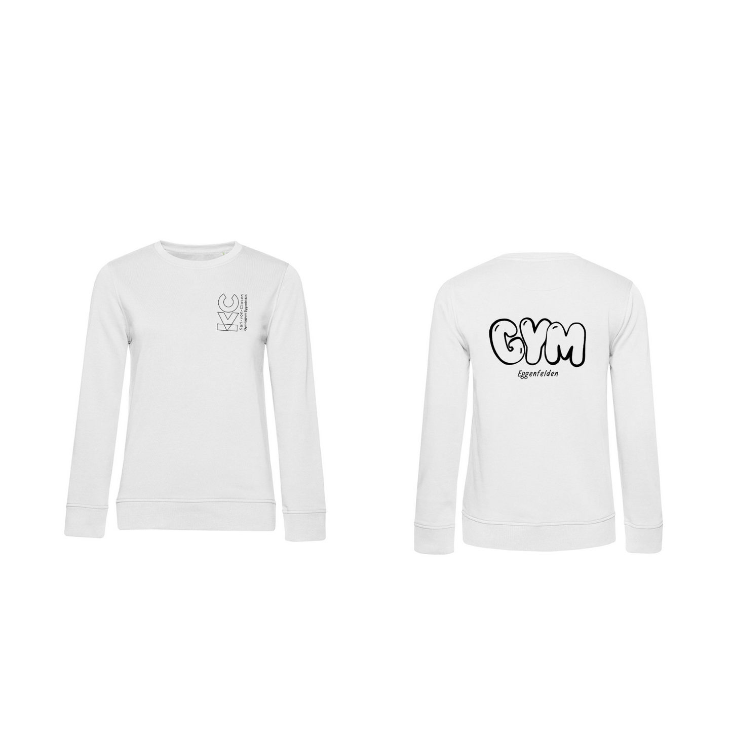 KVC Sweater Damen Doppeldruck umrandet