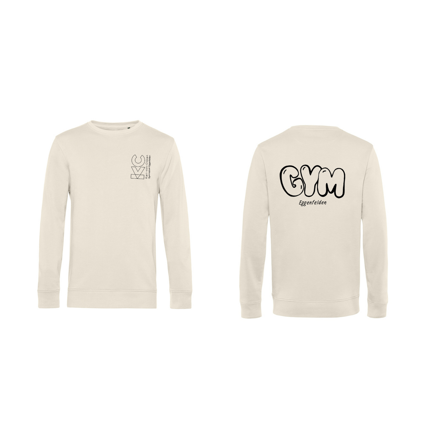 KVC Sweater Herren Doppeldruck umrandet