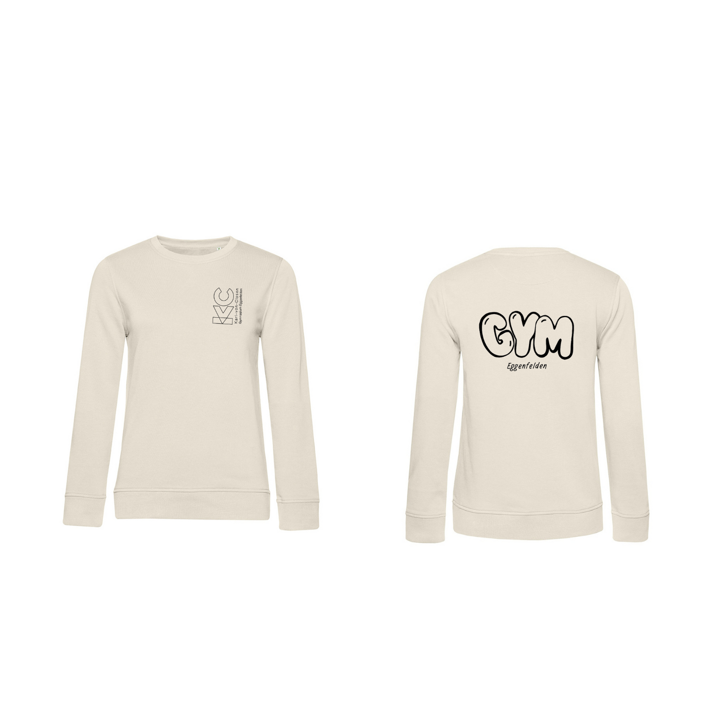 KVC Sweater Damen Doppeldruck umrandet