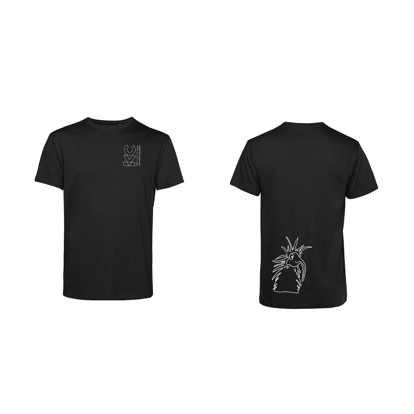 KVC T-Shirt Herren Doppeldruck umrandet