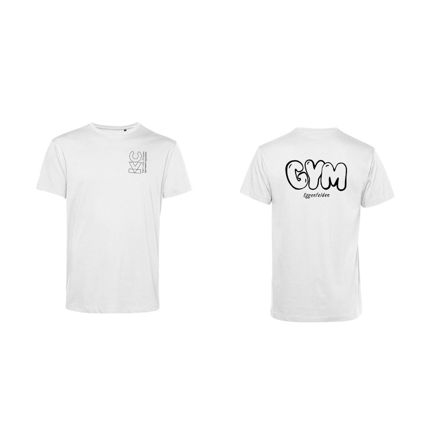 KVC T-Shirt Herren Doppeldruck umrandet