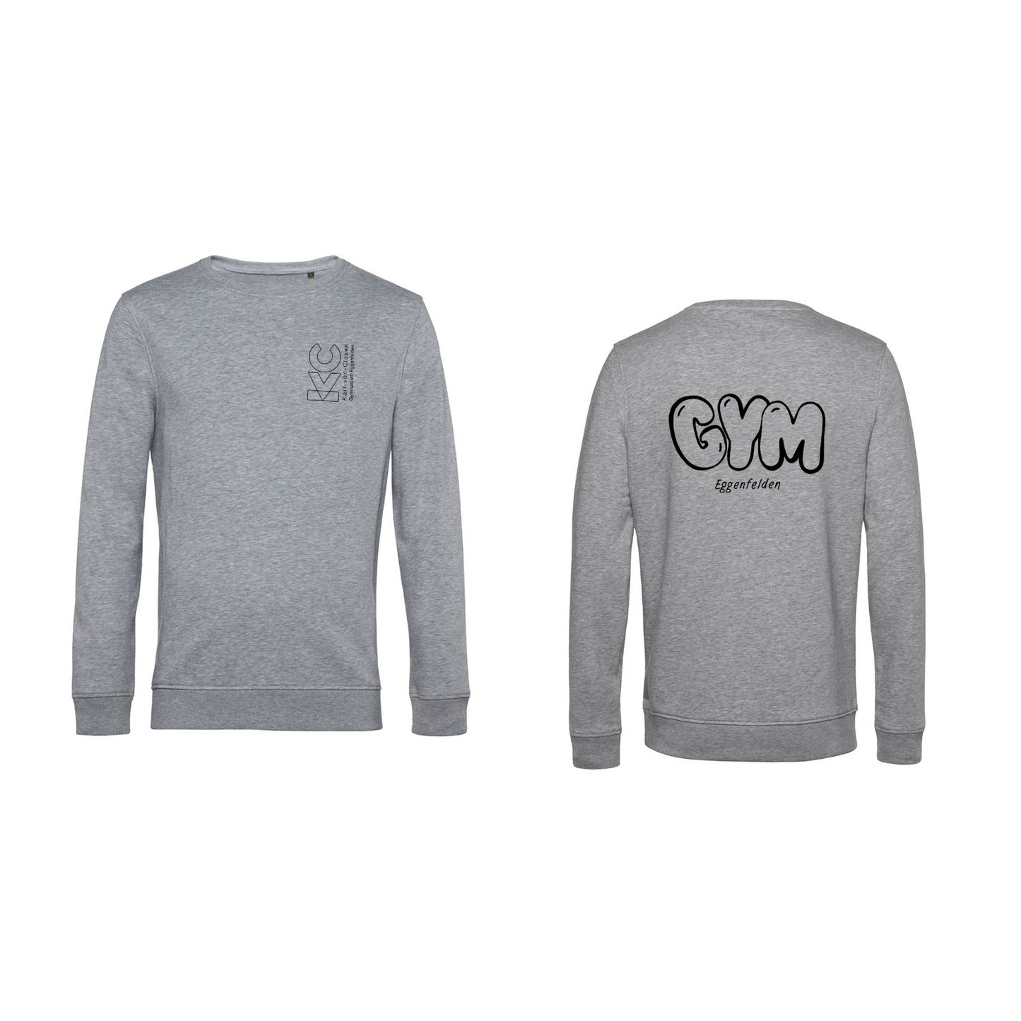 KVC Sweater Kinder Doppeldruck umrandet