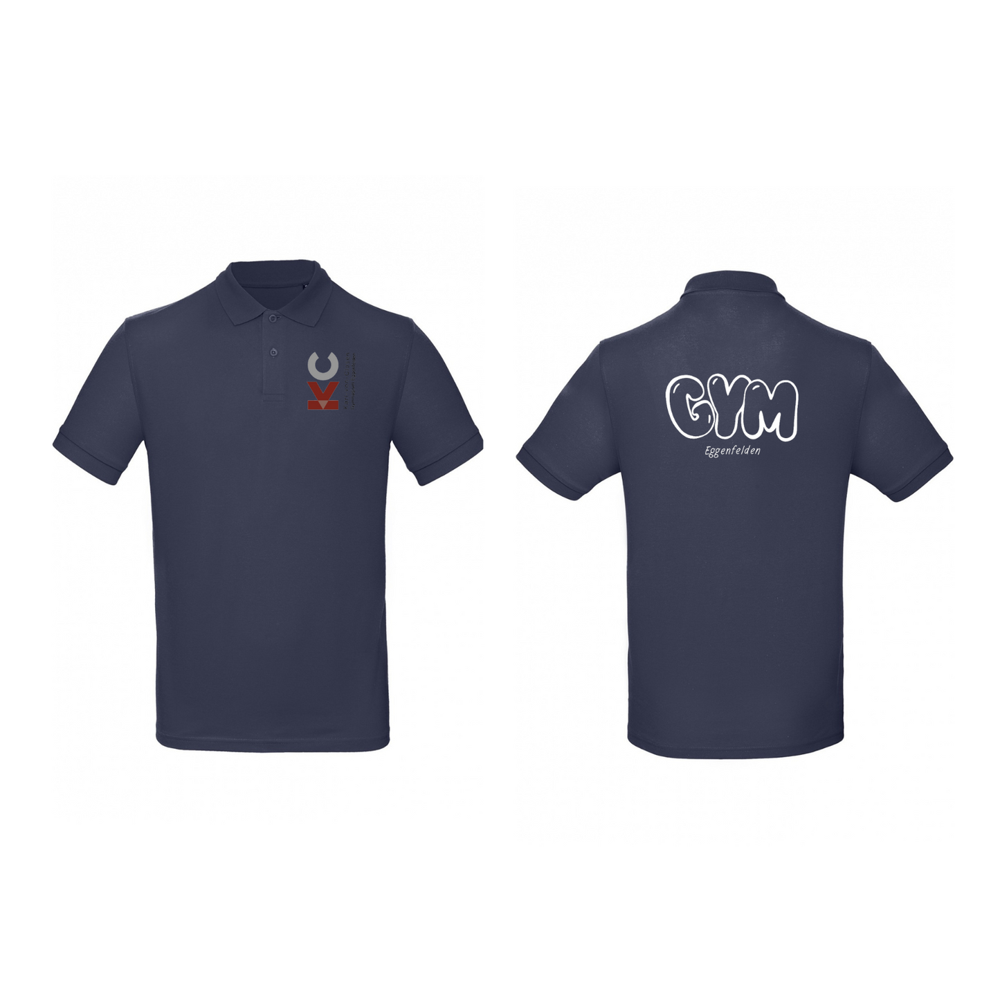 KVC Poloshirt Herren Doppeldruck in Farbe