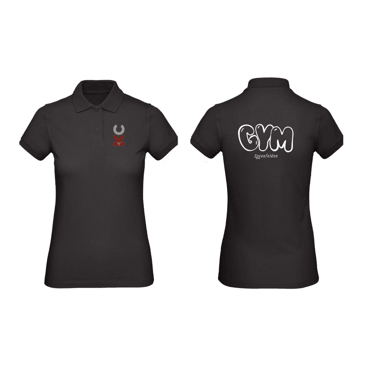 KVC Poloshirt Damen Doppeldruck in Farbe