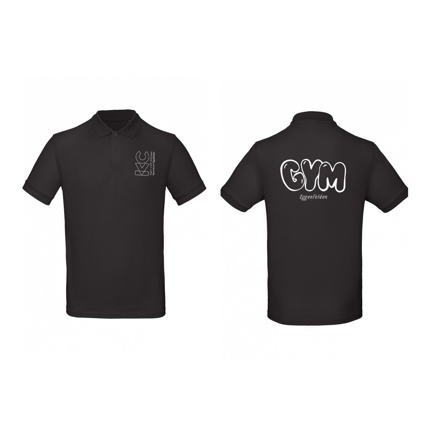 KVC Poloshirt Herren Doppeldruck umrandet