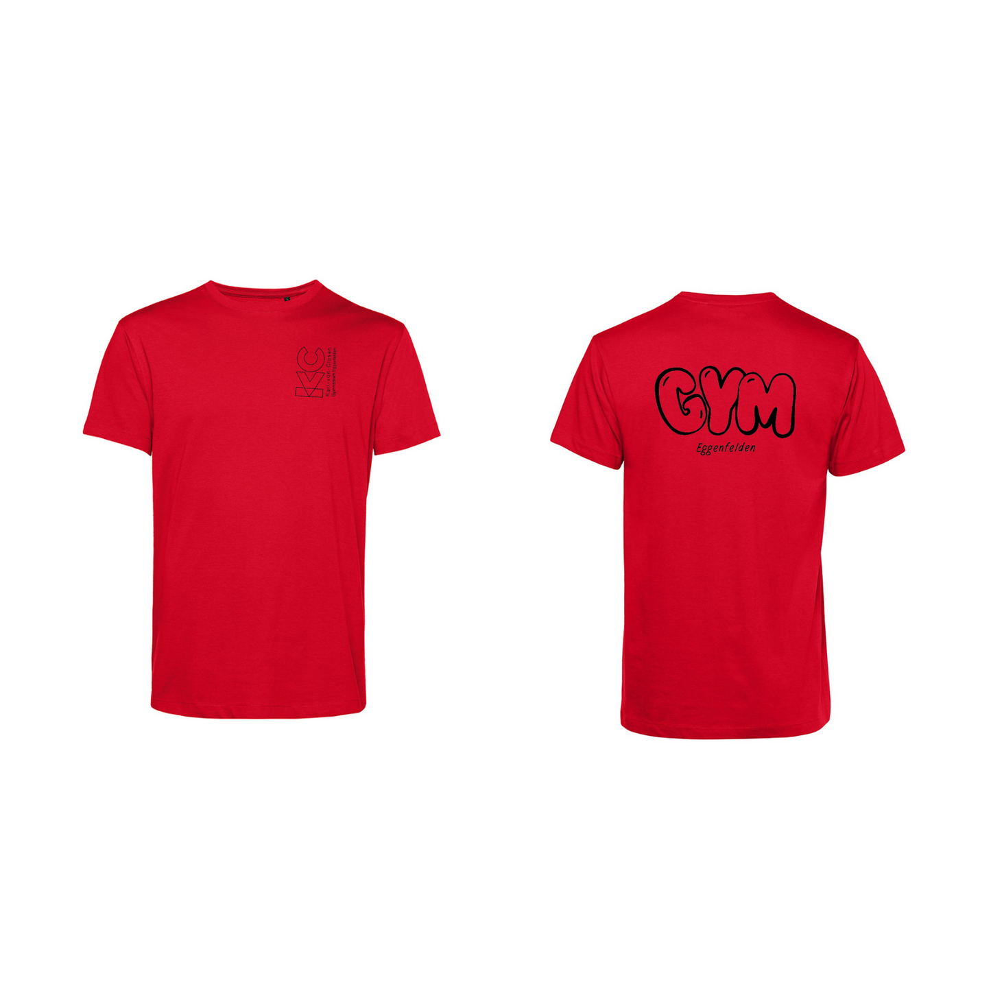 KVC T-Shirt Herren Doppeldruck umrandet