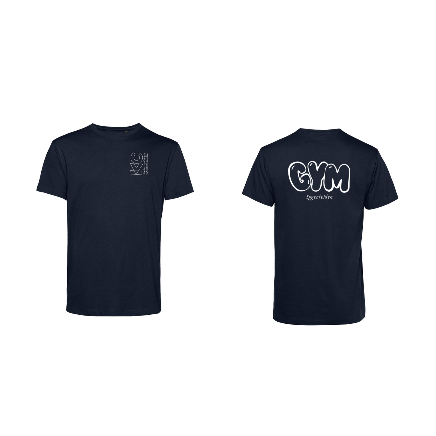KVC T-Shirt Herren Doppeldruck umrandet