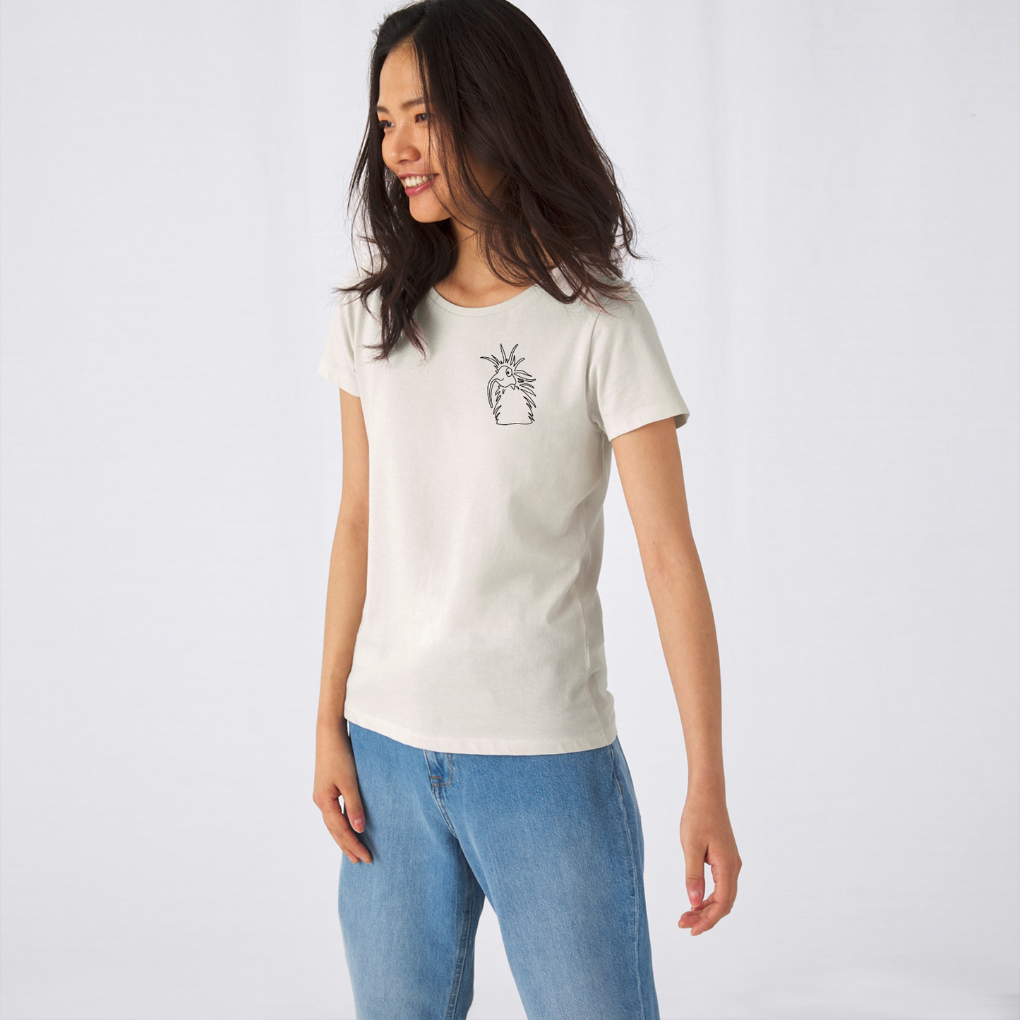 KVC T-Shirt Waldrapp umrandet Damen