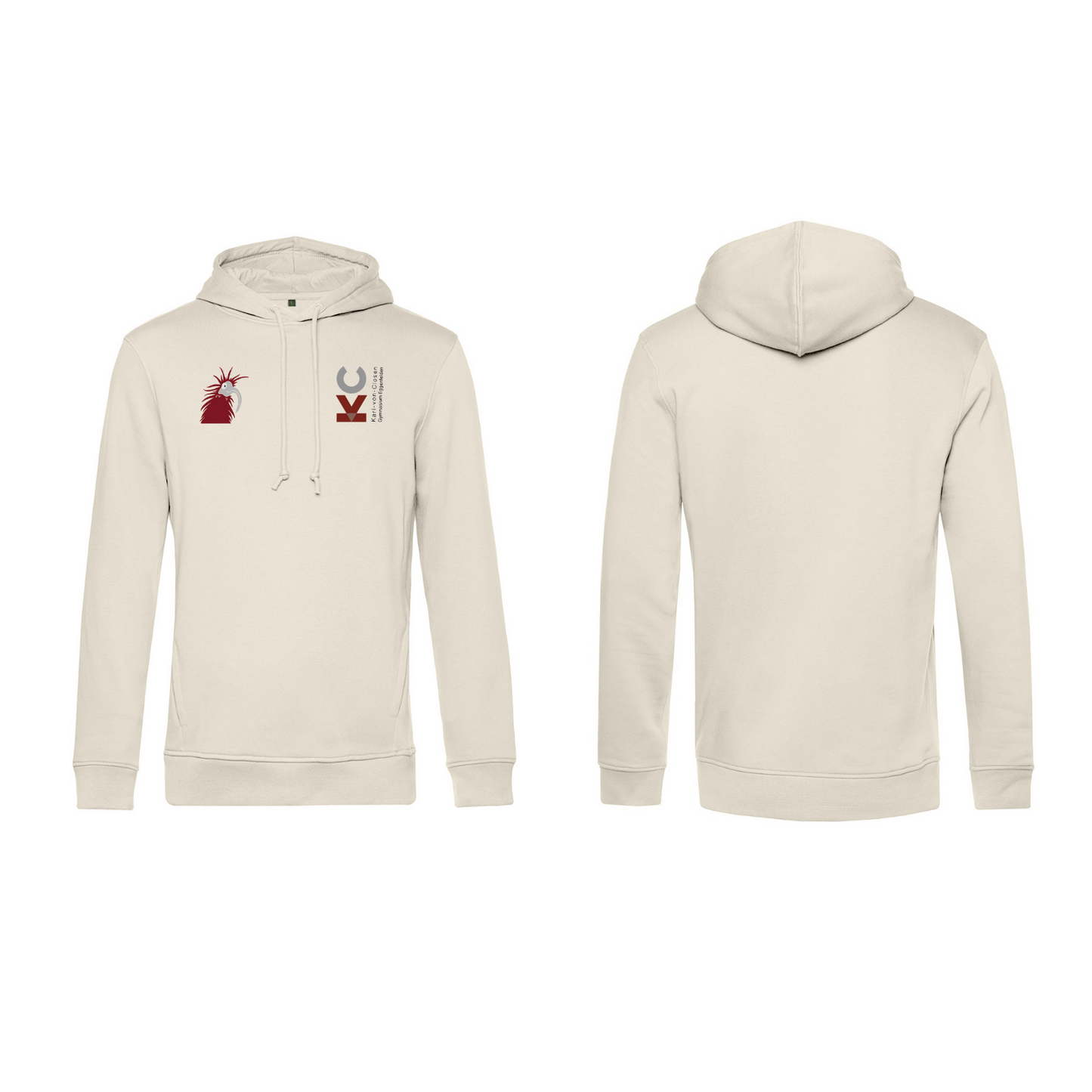 KVC Hoodie Doppeldruck in Farbe