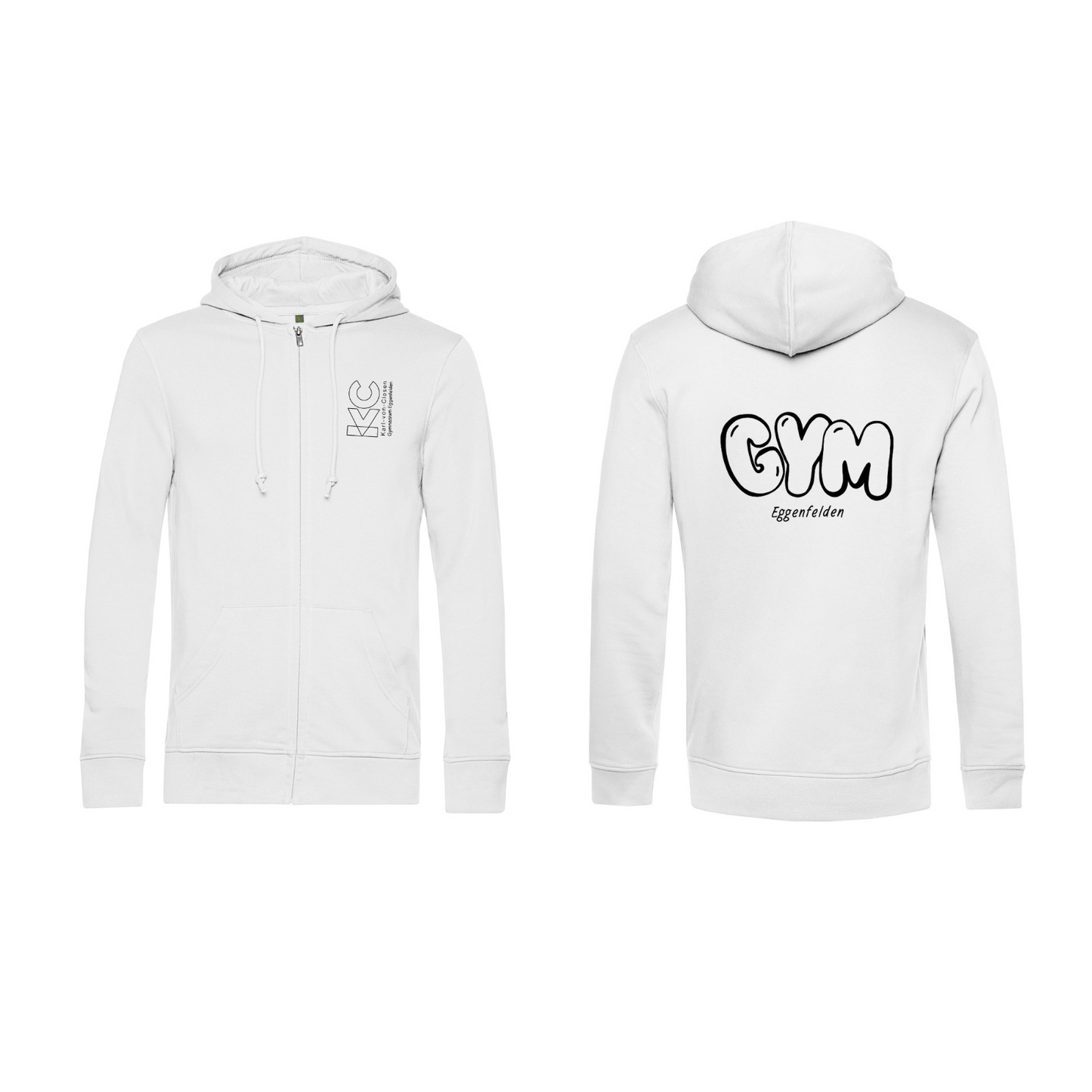KVC Jacke Doppeldruck umrandet