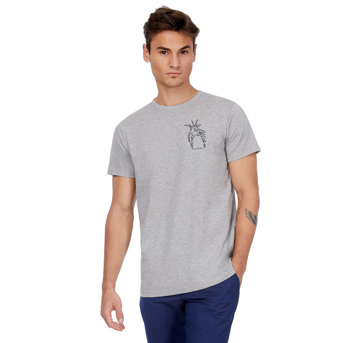 KVC T-Shirt Waldrapp umrandet Herren