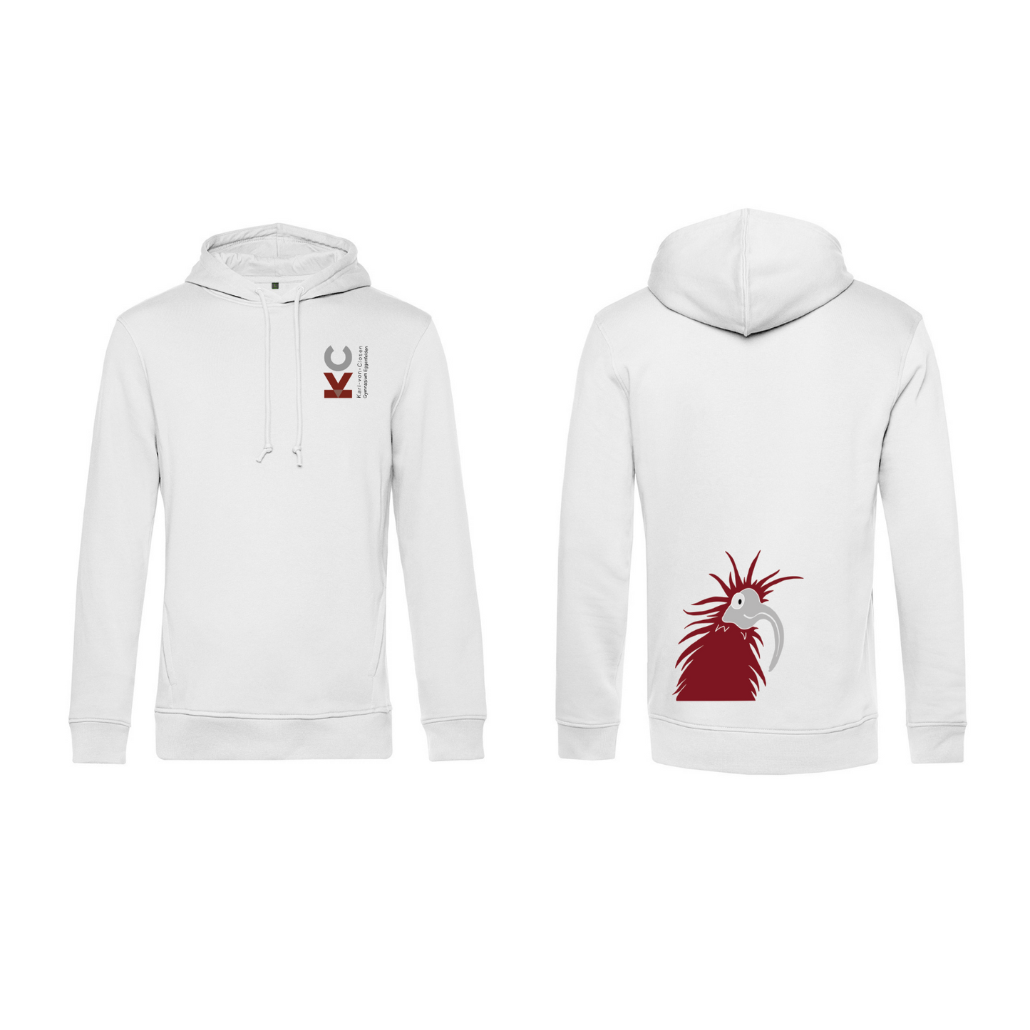 KVC Hoodie Kinder Doppeldruck in Farbe