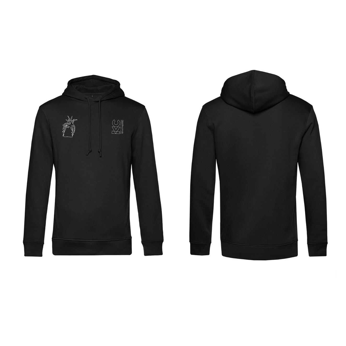 KVC Hoodie Doppeldruck umrandet