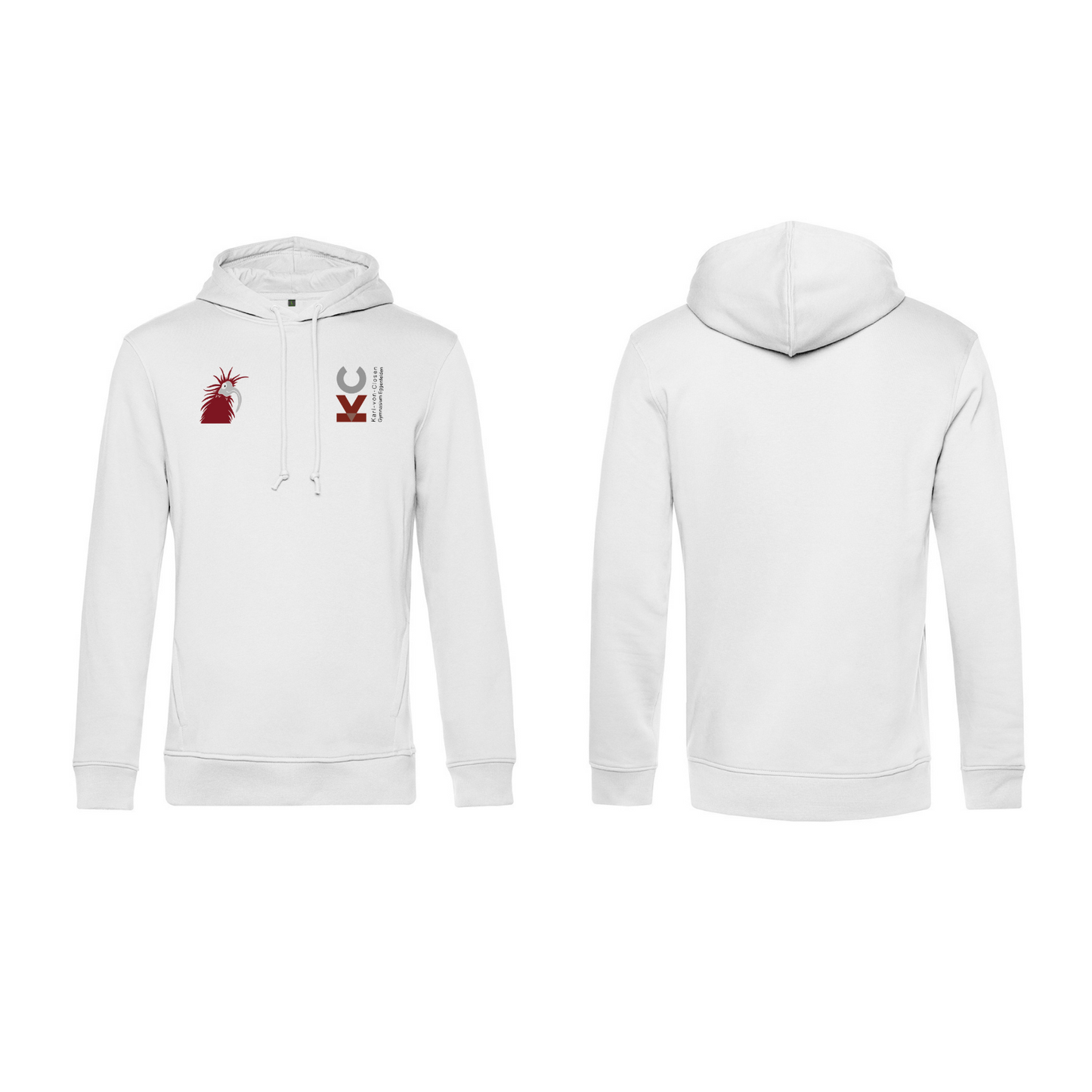 KVC Hoodie Kinder Doppeldruck in Farbe