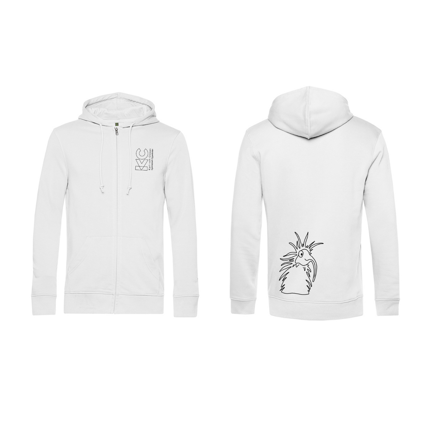 KVC Jacke Doppeldruck umrandet
