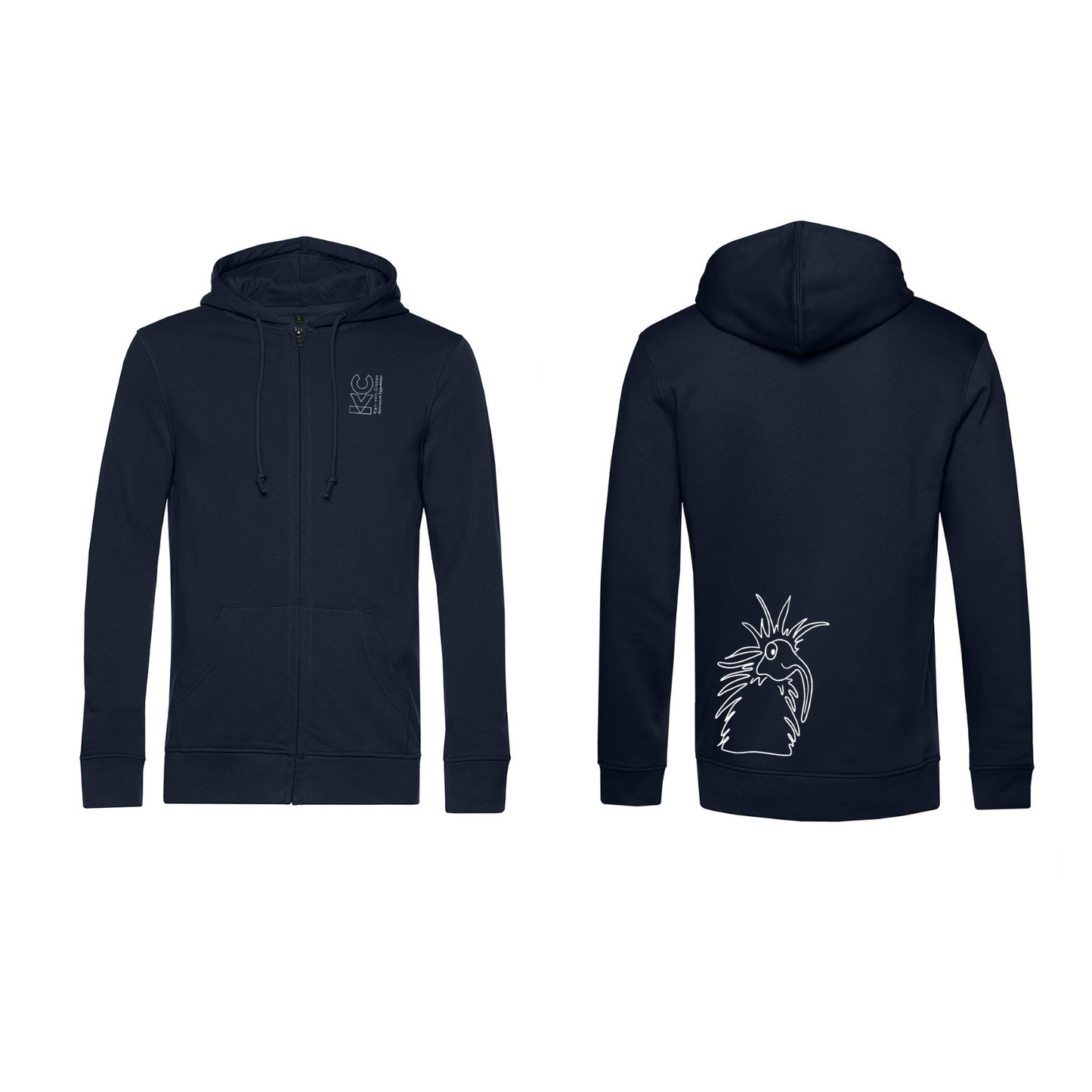 KVC Jacke Doppeldruck umrandet