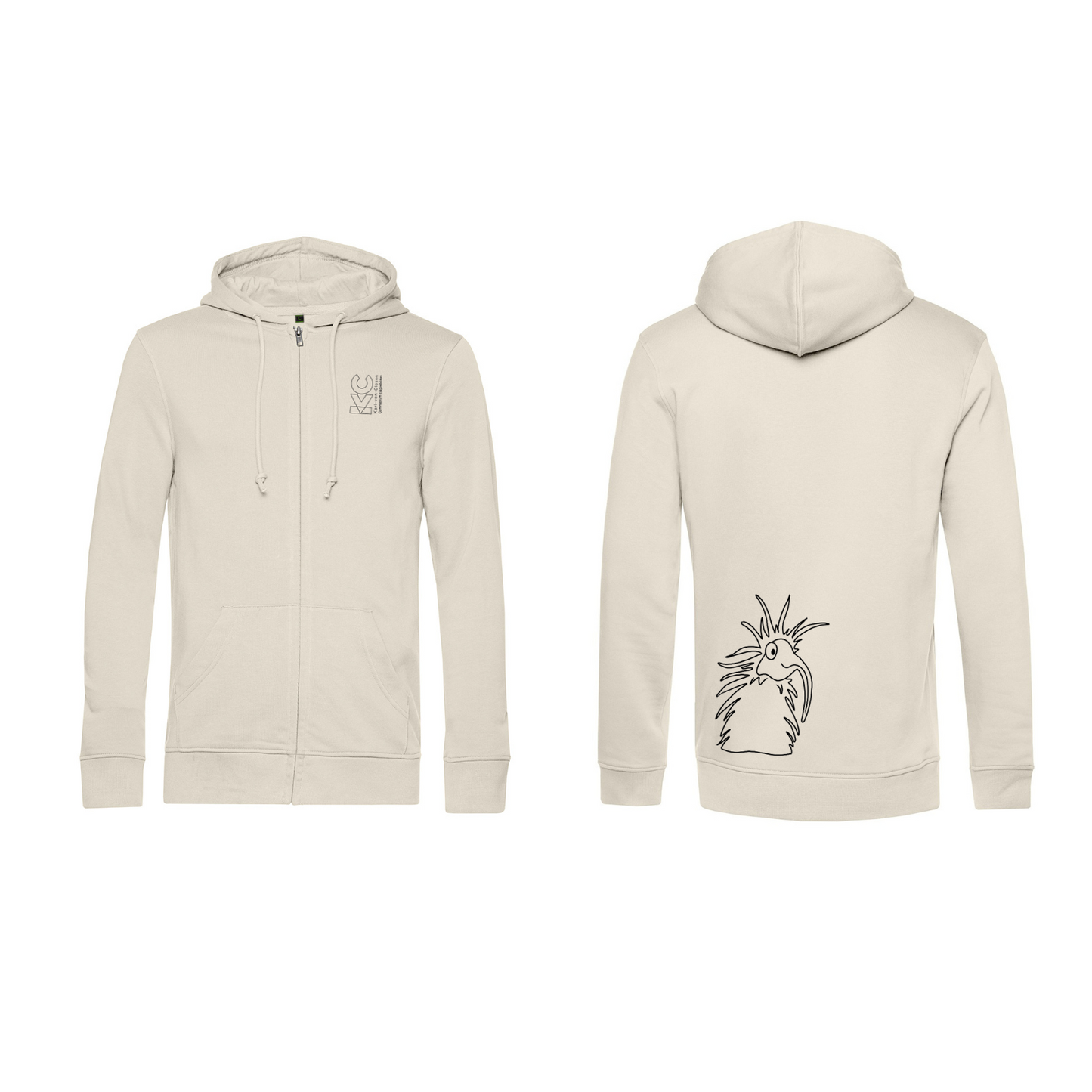 KVC Jacke Doppeldruck umrandet