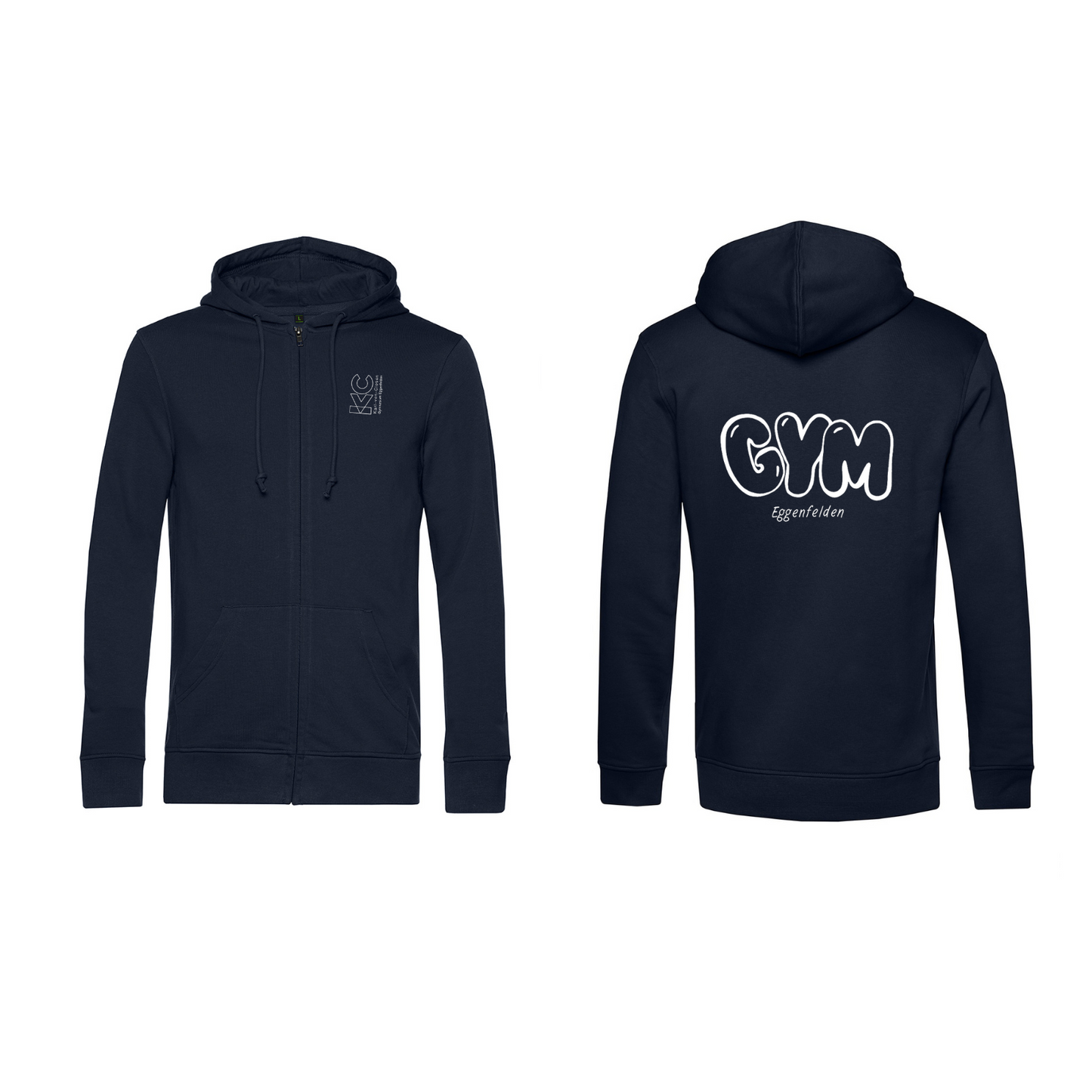 KVC Jacke Doppeldruck umrandet