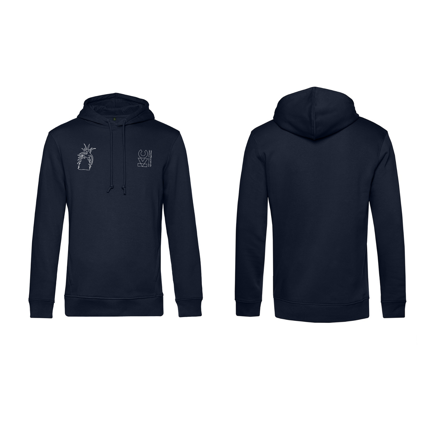 KVC Hoodie Doppeldruck umrandet