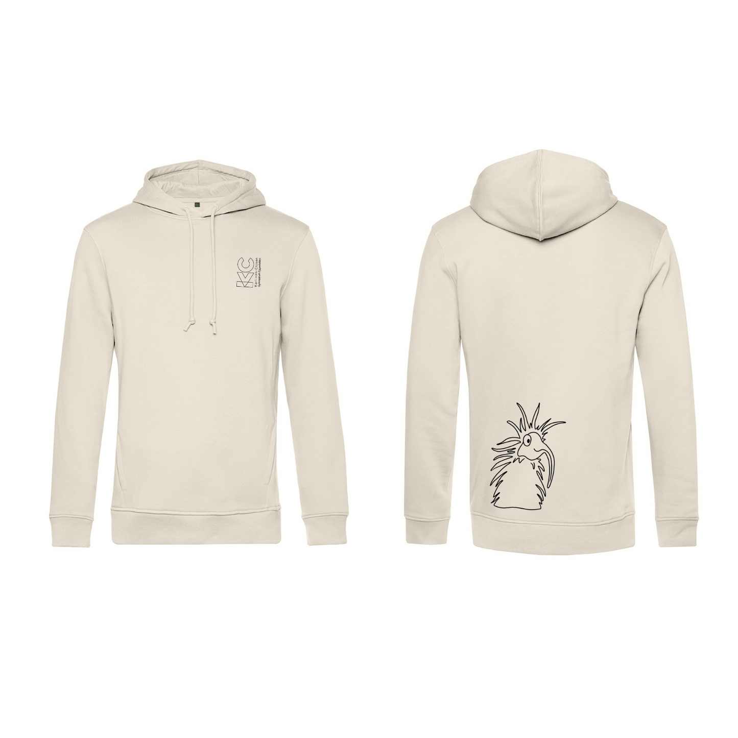 KVC Hoodie Doppeldruck umrandet
