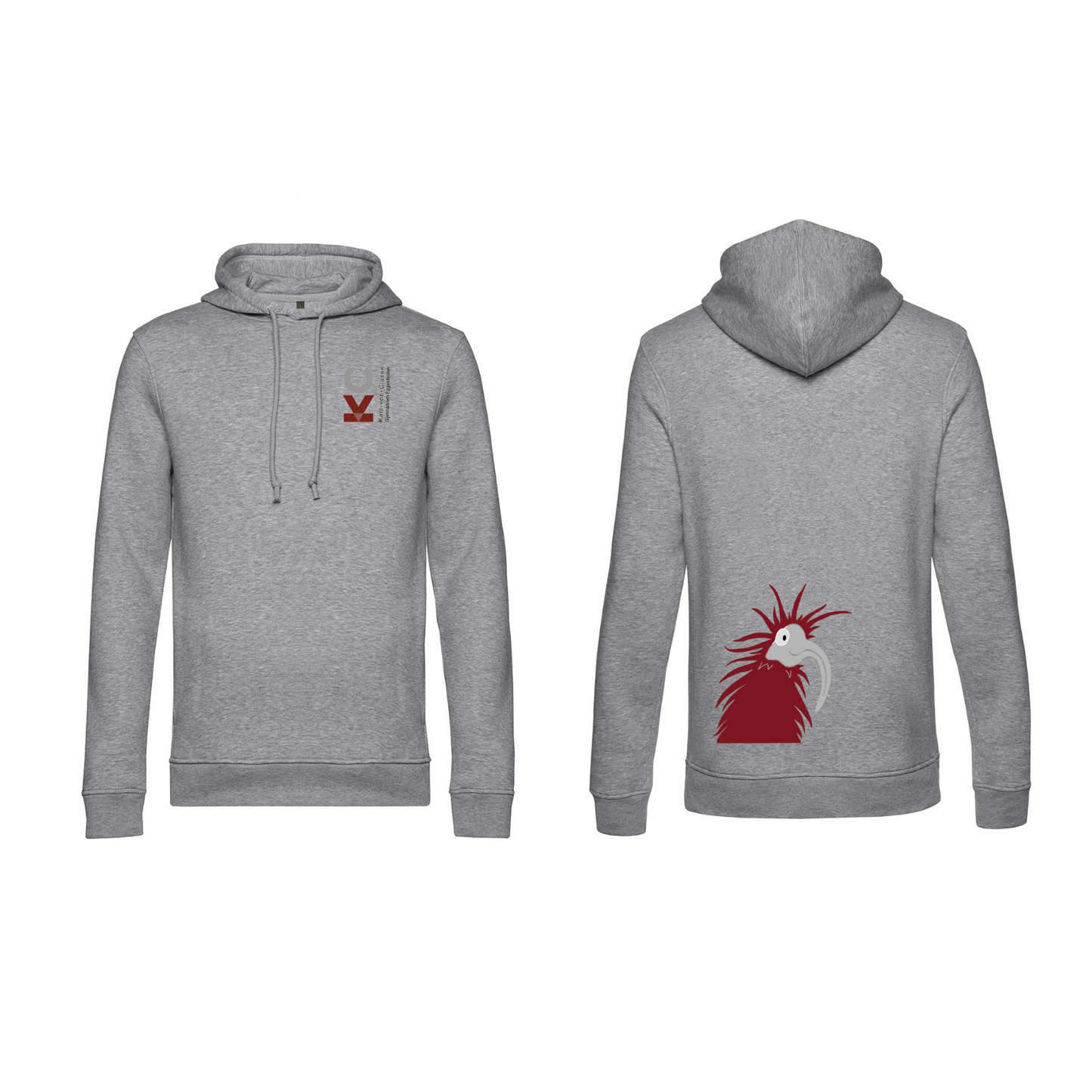 KVC Hoodie Doppeldruck in Farbe